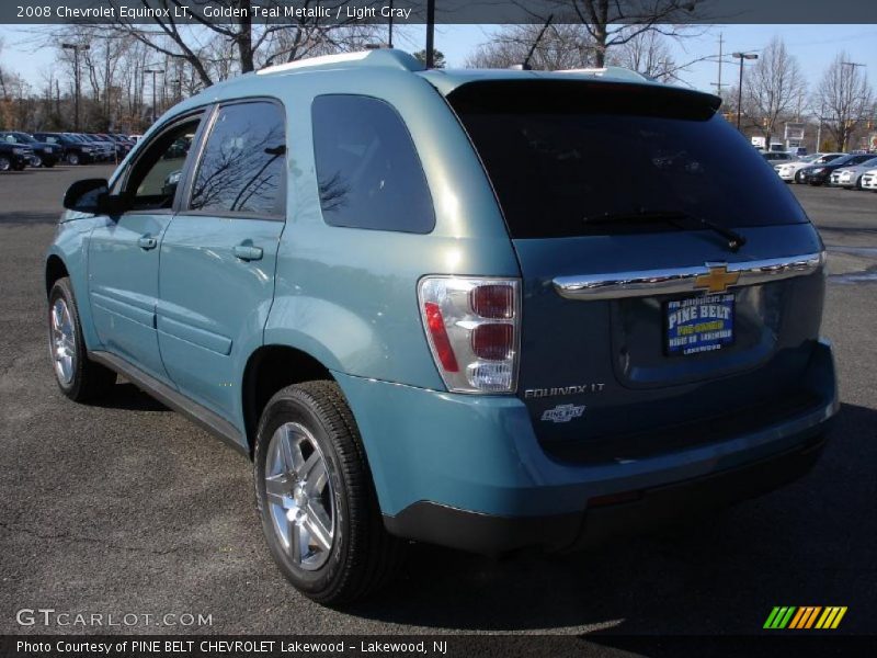 Golden Teal Metallic / Light Gray 2008 Chevrolet Equinox LT