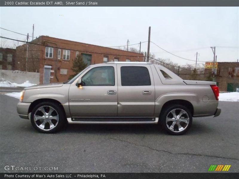 Silver Sand / Shale 2003 Cadillac Escalade EXT AWD