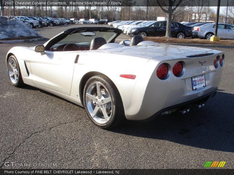 Machine Silver Metallic / Ebony 2007 Chevrolet Corvette Convertible