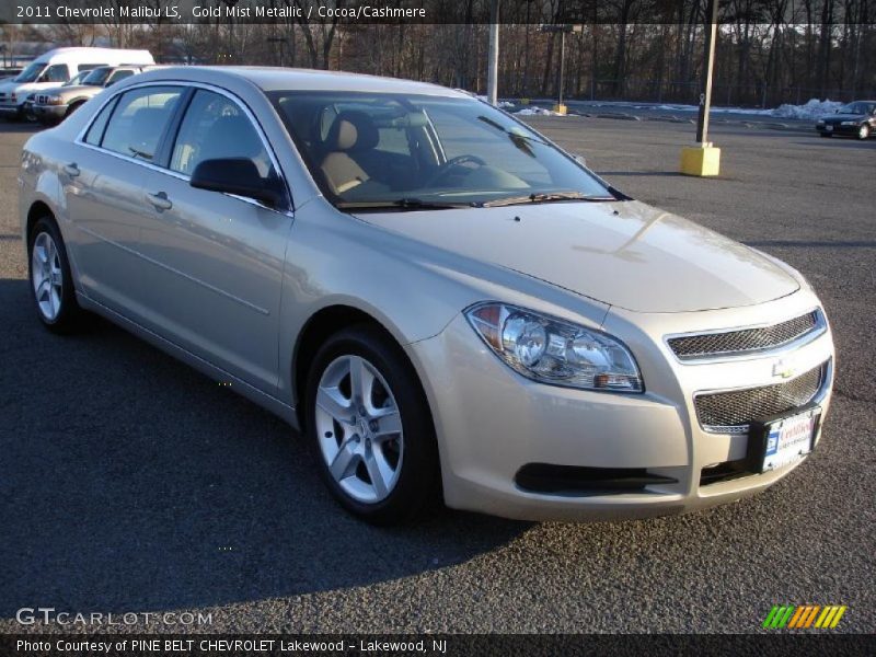 Gold Mist Metallic / Cocoa/Cashmere 2011 Chevrolet Malibu LS