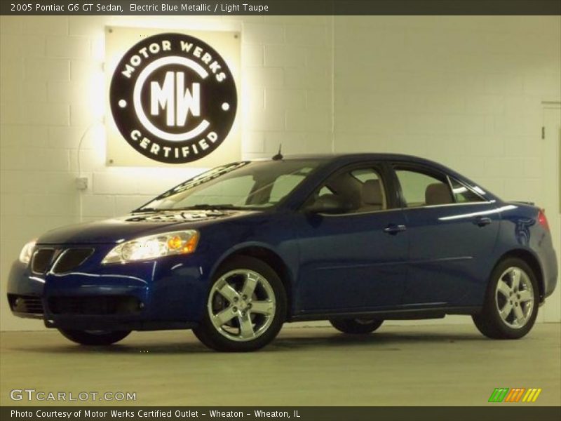 Electric Blue Metallic / Light Taupe 2005 Pontiac G6 GT Sedan