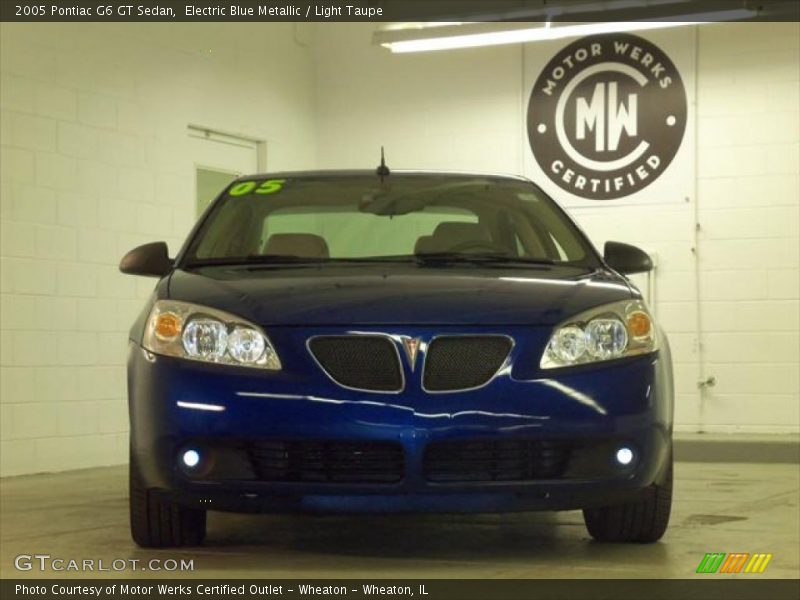 Electric Blue Metallic / Light Taupe 2005 Pontiac G6 GT Sedan