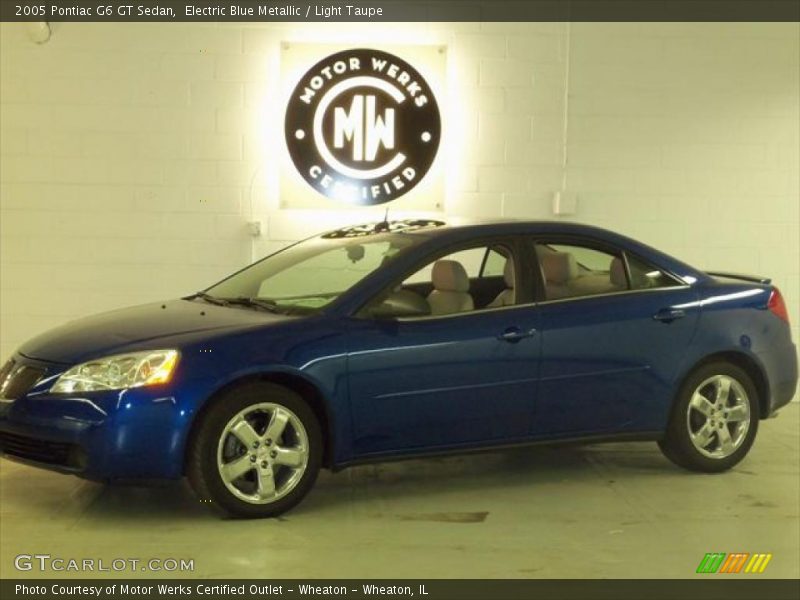 Electric Blue Metallic / Light Taupe 2005 Pontiac G6 GT Sedan