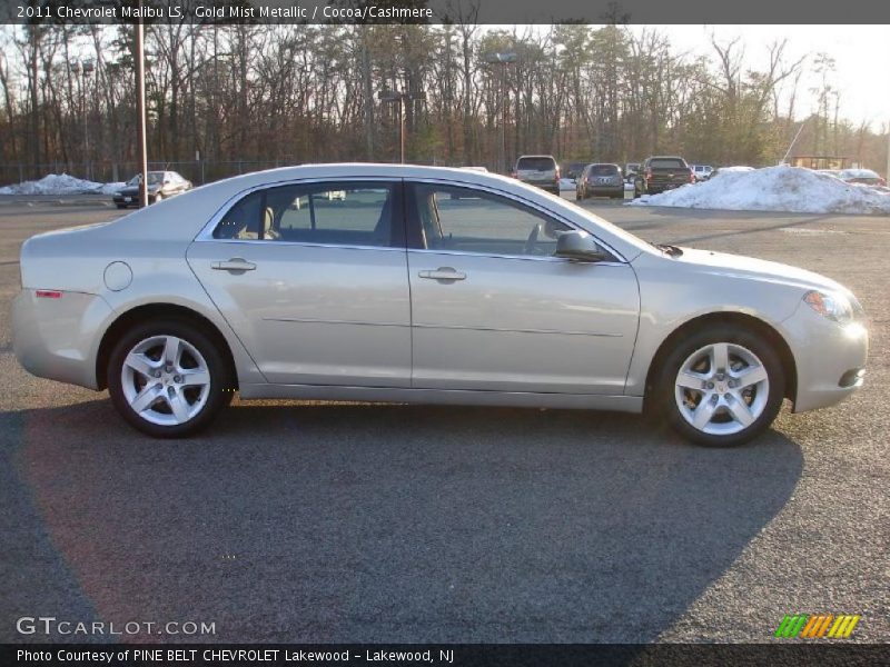 Gold Mist Metallic / Cocoa/Cashmere 2011 Chevrolet Malibu LS