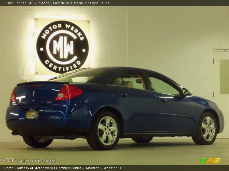 Electric Blue Metallic / Light Taupe 2005 Pontiac G6 GT Sedan