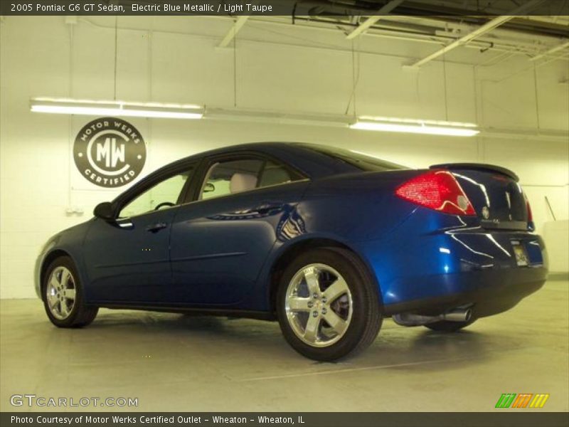 Electric Blue Metallic / Light Taupe 2005 Pontiac G6 GT Sedan