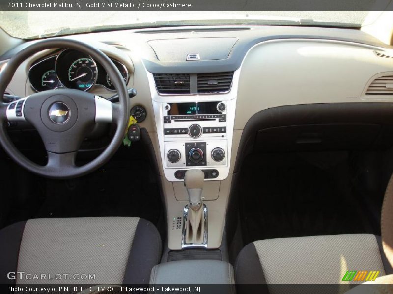 Dashboard of 2011 Malibu LS