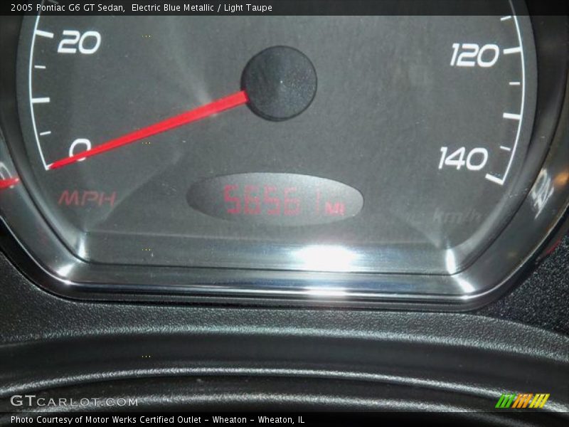 Electric Blue Metallic / Light Taupe 2005 Pontiac G6 GT Sedan