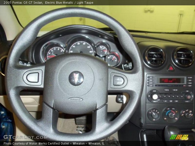 Electric Blue Metallic / Light Taupe 2005 Pontiac G6 GT Sedan