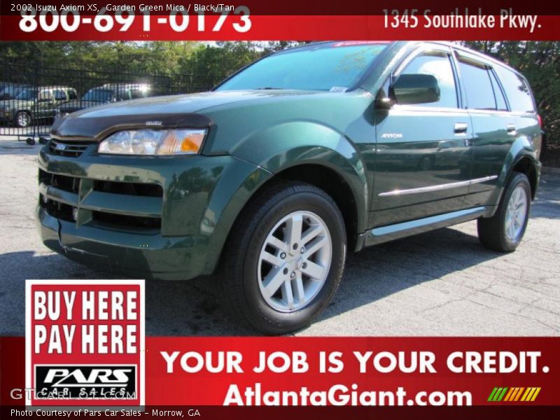 Garden Green Mica / Black/Tan 2002 Isuzu Axiom XS