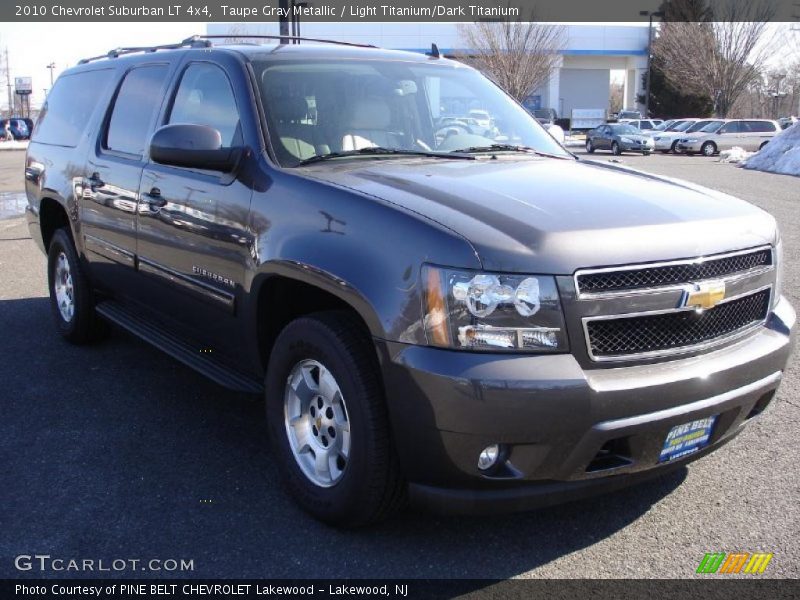Taupe Gray Metallic / Light Titanium/Dark Titanium 2010 Chevrolet Suburban LT 4x4