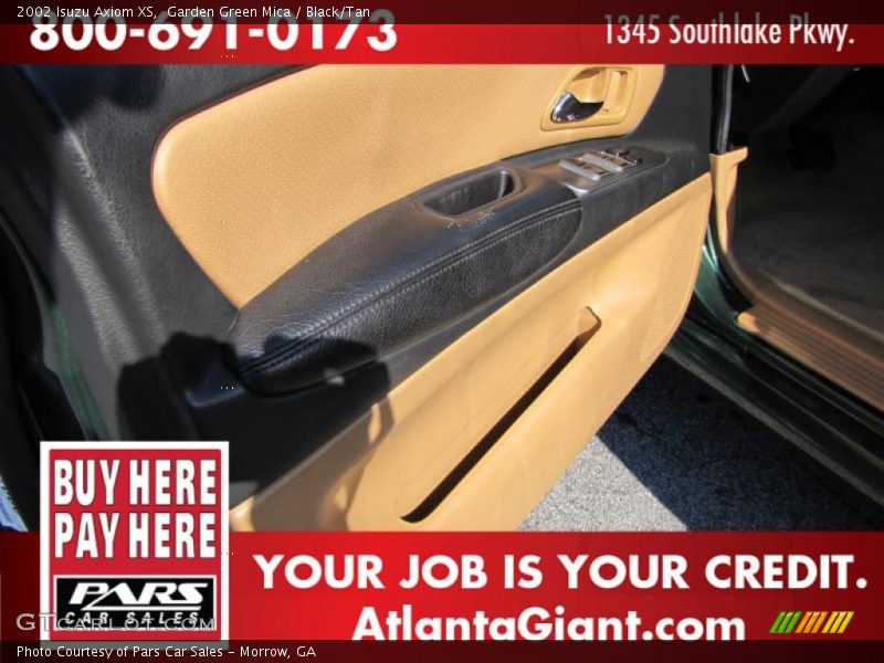 Garden Green Mica / Black/Tan 2002 Isuzu Axiom XS