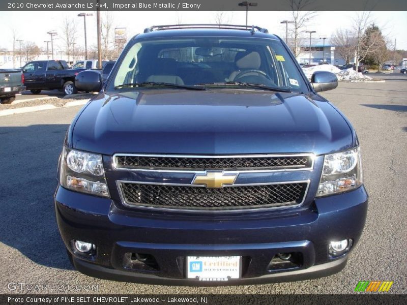 Imperial Blue Metallic / Ebony 2010 Chevrolet Avalanche LS 4x4