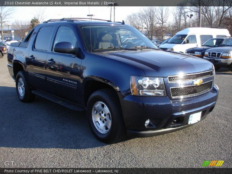 Imperial Blue Metallic / Ebony 2010 Chevrolet Avalanche LS 4x4