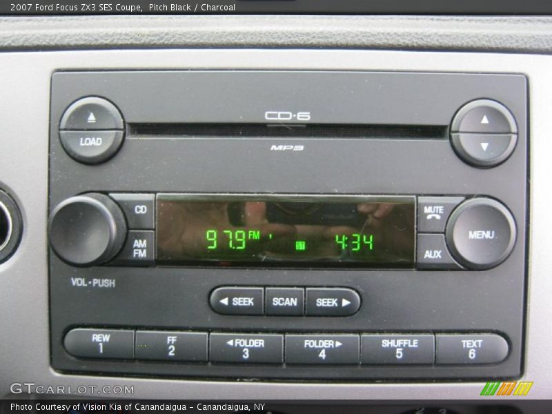 Controls of 2007 Focus ZX3 SES Coupe