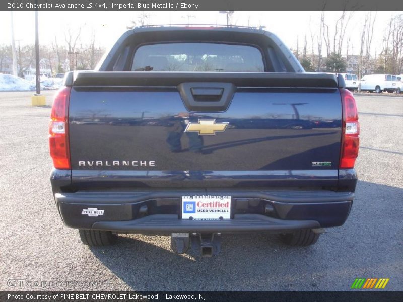 Imperial Blue Metallic / Ebony 2010 Chevrolet Avalanche LS 4x4