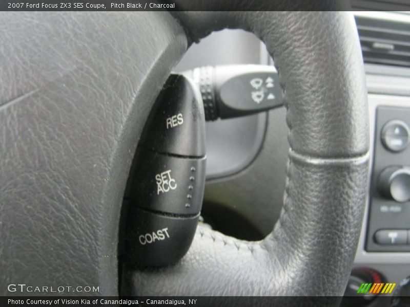 Pitch Black / Charcoal 2007 Ford Focus ZX3 SES Coupe