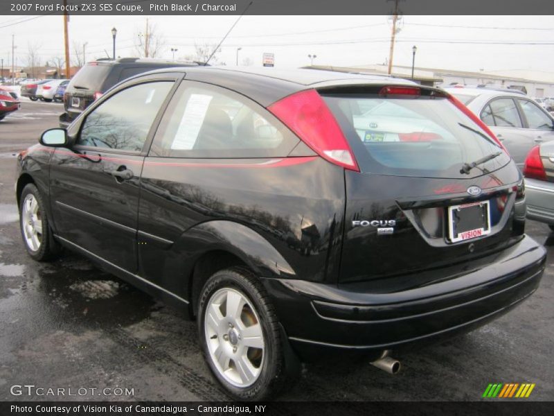 Pitch Black / Charcoal 2007 Ford Focus ZX3 SES Coupe