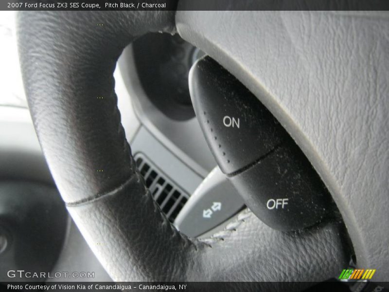 Pitch Black / Charcoal 2007 Ford Focus ZX3 SES Coupe