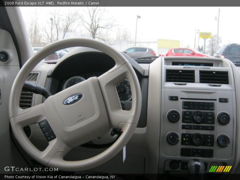 Redfire Metallic / Camel 2008 Ford Escape XLT 4WD