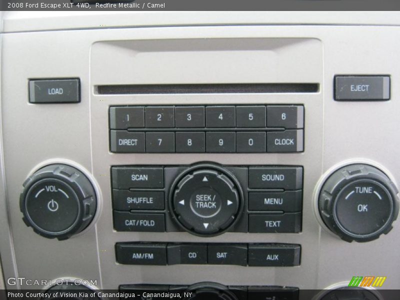 Redfire Metallic / Camel 2008 Ford Escape XLT 4WD
