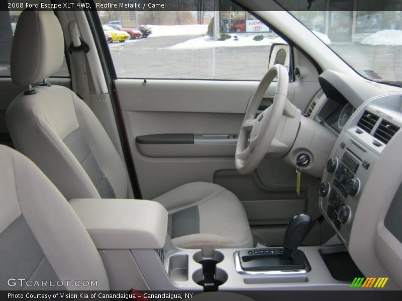 Redfire Metallic / Camel 2008 Ford Escape XLT 4WD