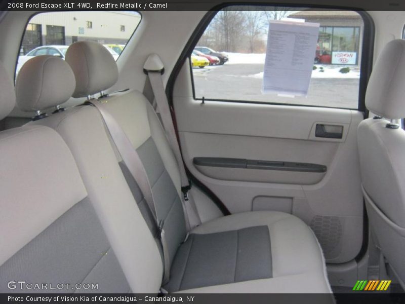 Redfire Metallic / Camel 2008 Ford Escape XLT 4WD