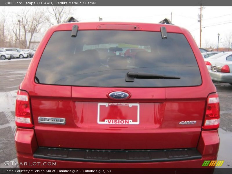 Redfire Metallic / Camel 2008 Ford Escape XLT 4WD