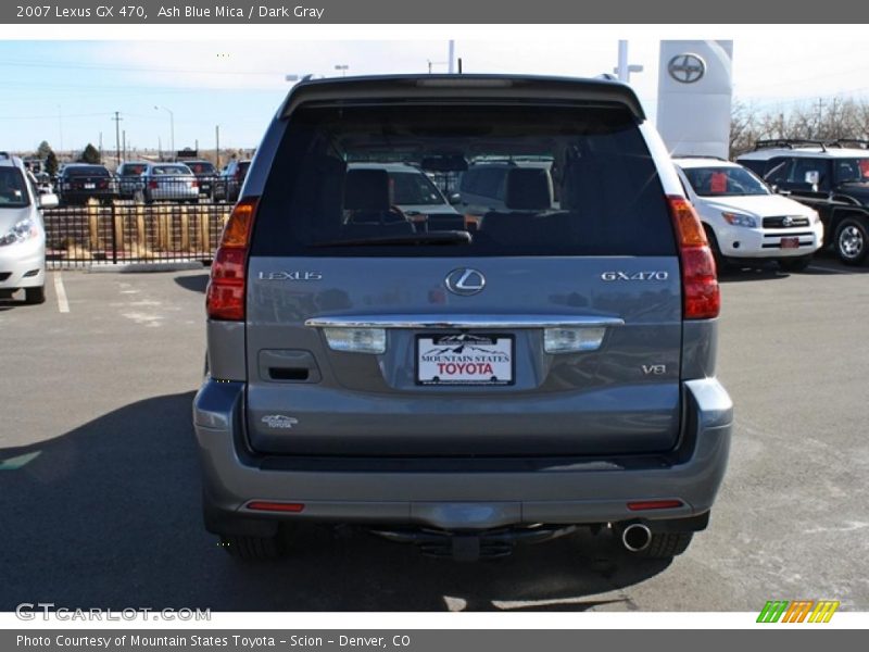 Ash Blue Mica / Dark Gray 2007 Lexus GX 470