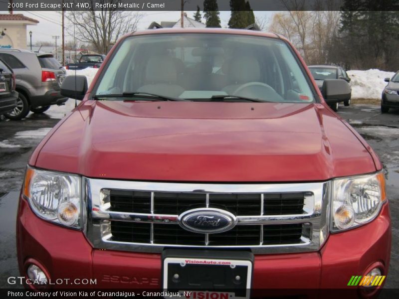 Redfire Metallic / Camel 2008 Ford Escape XLT 4WD