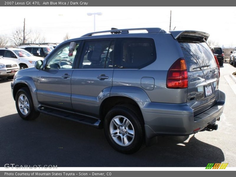 Ash Blue Mica / Dark Gray 2007 Lexus GX 470