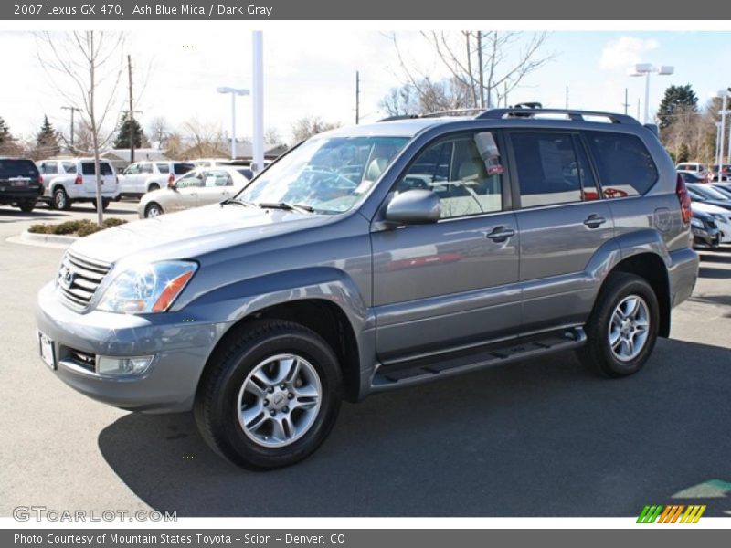Ash Blue Mica / Dark Gray 2007 Lexus GX 470