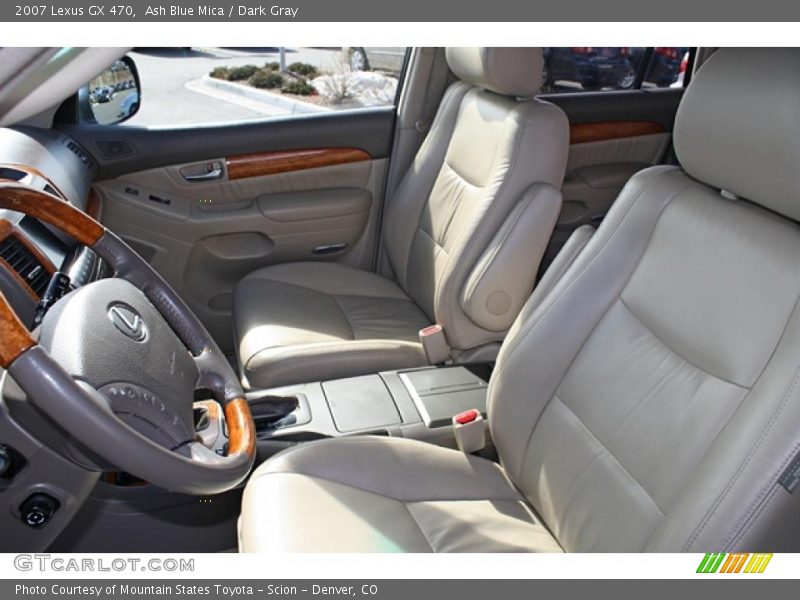 Ash Blue Mica / Dark Gray 2007 Lexus GX 470