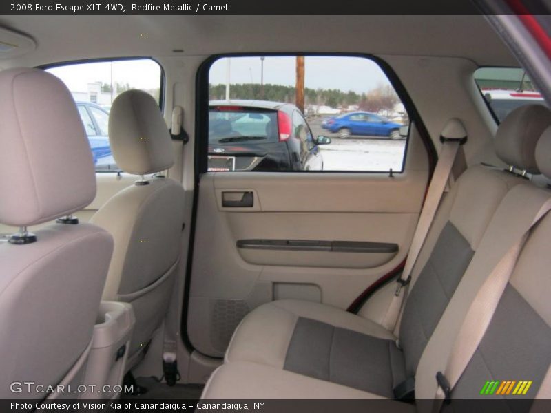 Redfire Metallic / Camel 2008 Ford Escape XLT 4WD
