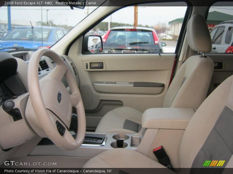 Redfire Metallic / Camel 2008 Ford Escape XLT 4WD