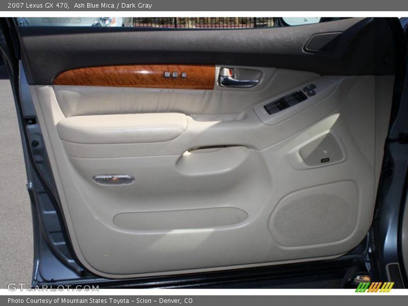 Ash Blue Mica / Dark Gray 2007 Lexus GX 470
