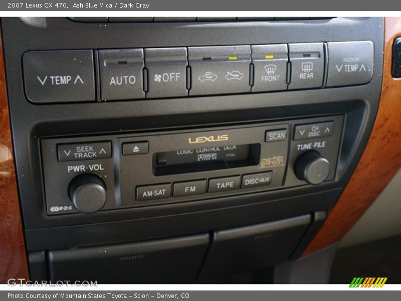 Ash Blue Mica / Dark Gray 2007 Lexus GX 470