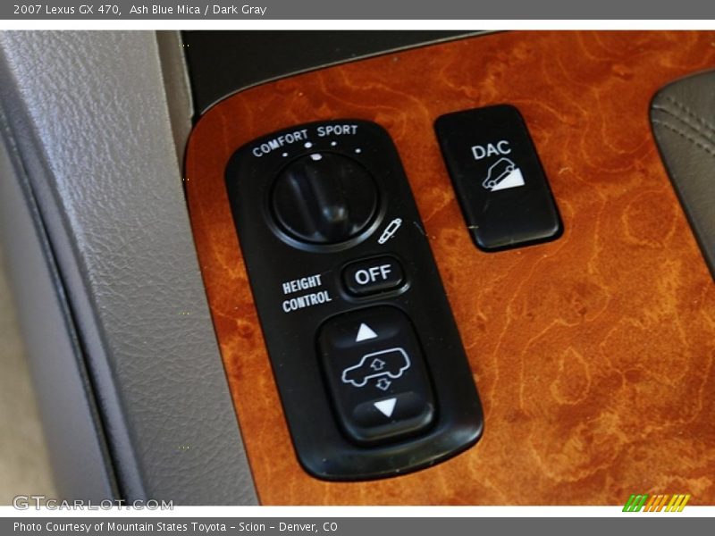 Ash Blue Mica / Dark Gray 2007 Lexus GX 470