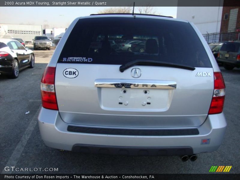 Starlight Silver Metallic / Quartz 2003 Acura MDX Touring