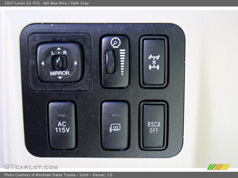 Ash Blue Mica / Dark Gray 2007 Lexus GX 470