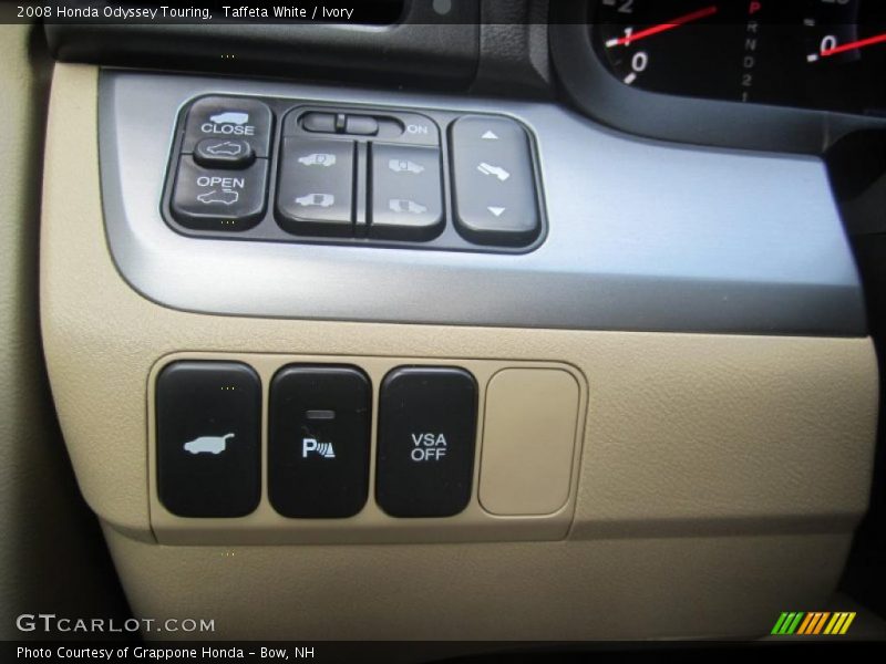 Controls of 2008 Odyssey Touring