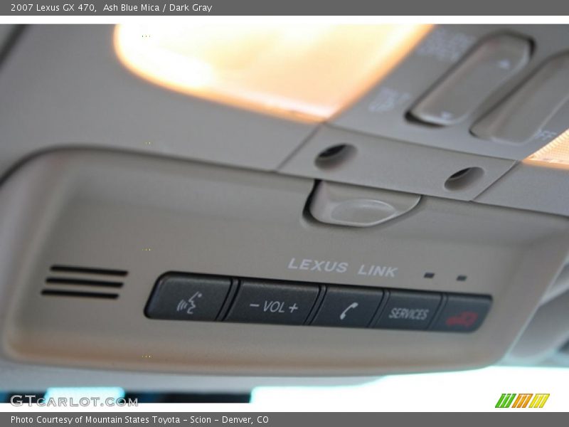 Ash Blue Mica / Dark Gray 2007 Lexus GX 470