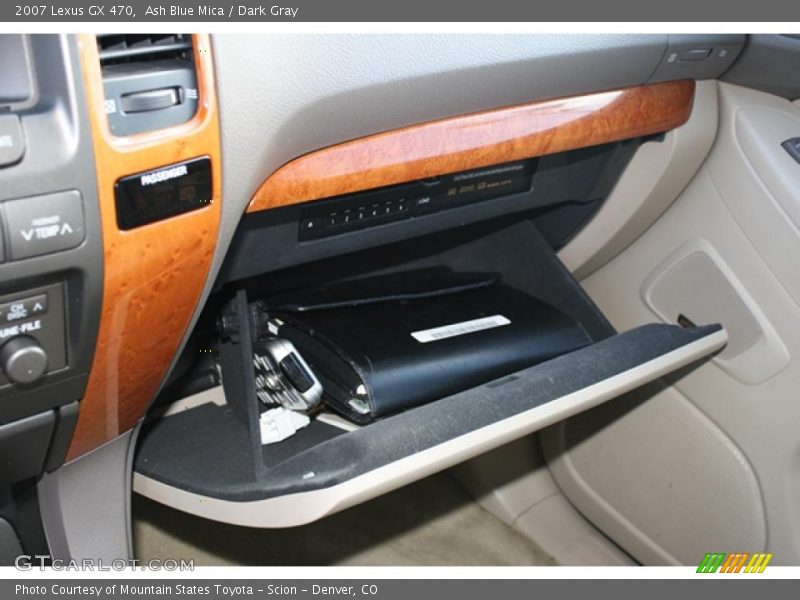 Ash Blue Mica / Dark Gray 2007 Lexus GX 470