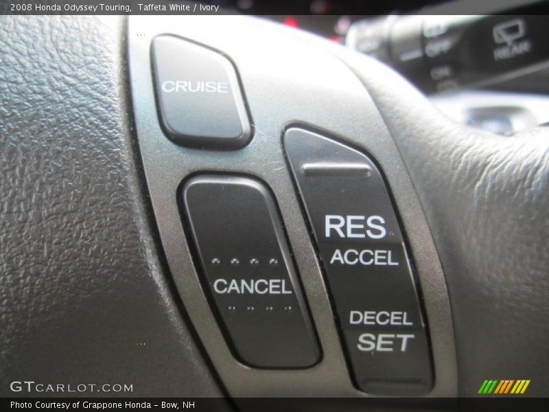 Controls of 2008 Odyssey Touring