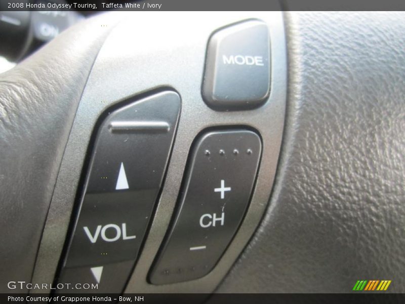 Controls of 2008 Odyssey Touring