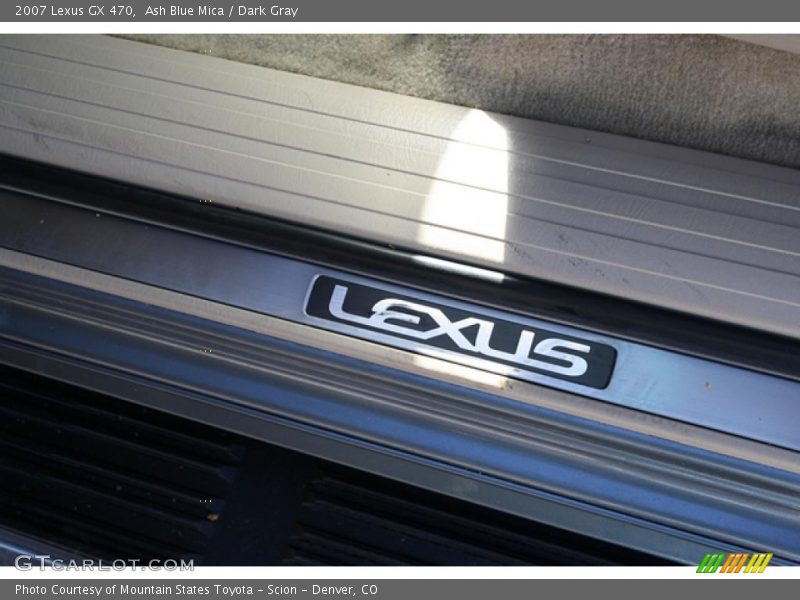Ash Blue Mica / Dark Gray 2007 Lexus GX 470