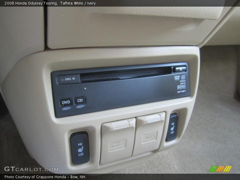 Controls of 2008 Odyssey Touring