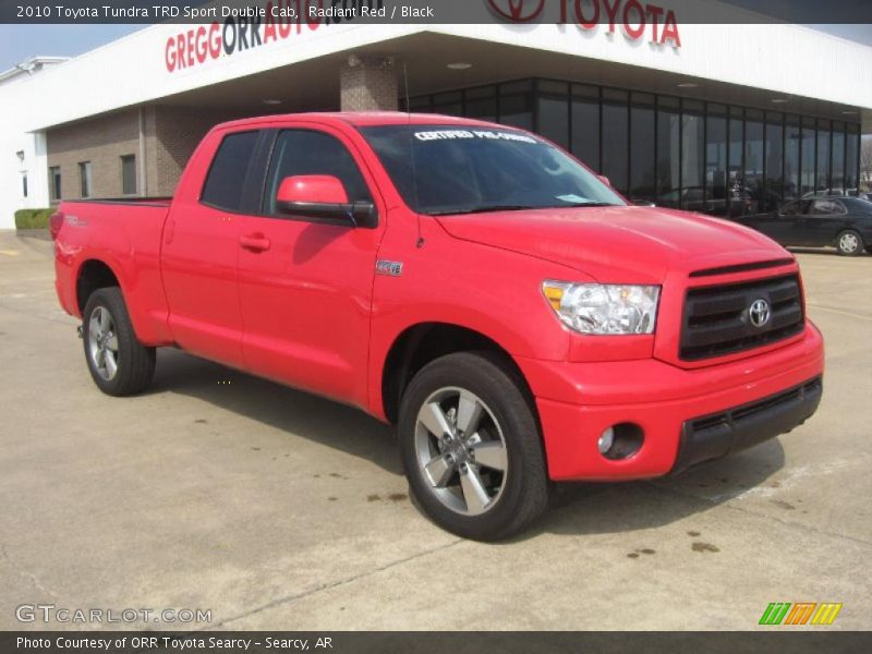 Radiant Red / Black 2010 Toyota Tundra TRD Sport Double Cab