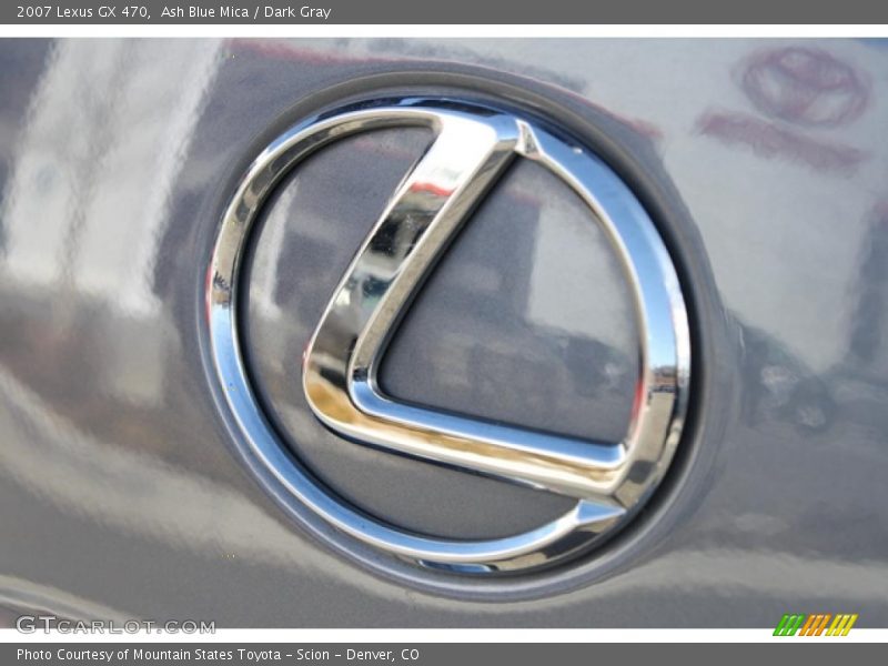 Ash Blue Mica / Dark Gray 2007 Lexus GX 470