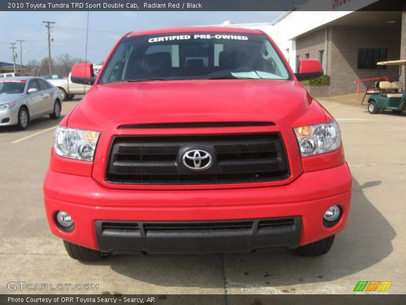 Radiant Red / Black 2010 Toyota Tundra TRD Sport Double Cab